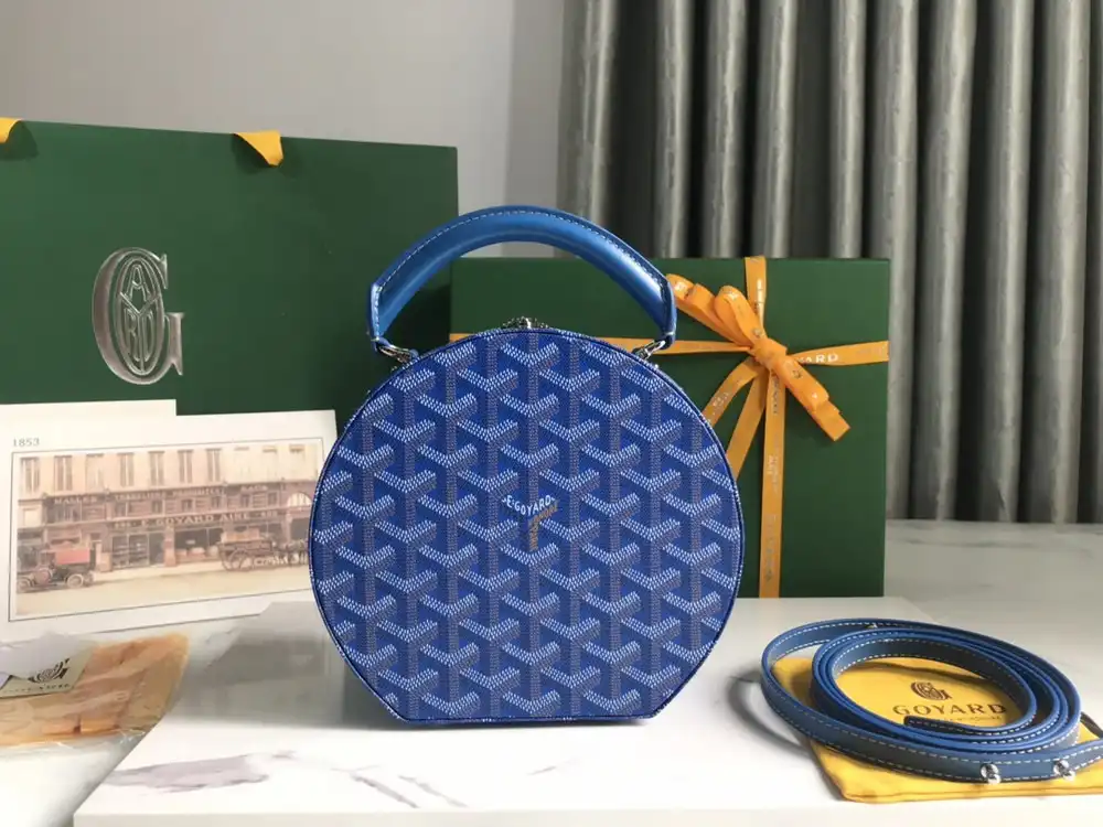 OldCobbler GOYARD The Alto Hatbox Trunk Bag 0128