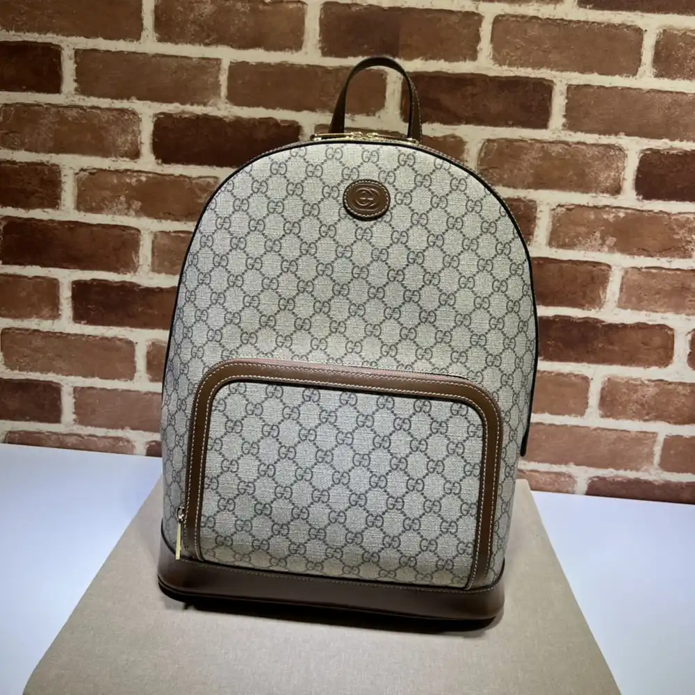 OldCobbler Gucci Backpack with Interlocking G 0127