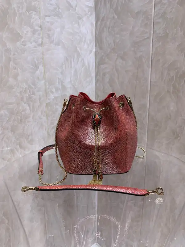 OldCobbler BVLGARI SERPENTI FOREVER BUCKET BAG 0124