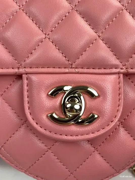 OldCobbler Bag-18*16.5*6.5CM Heart CHANEL 0224