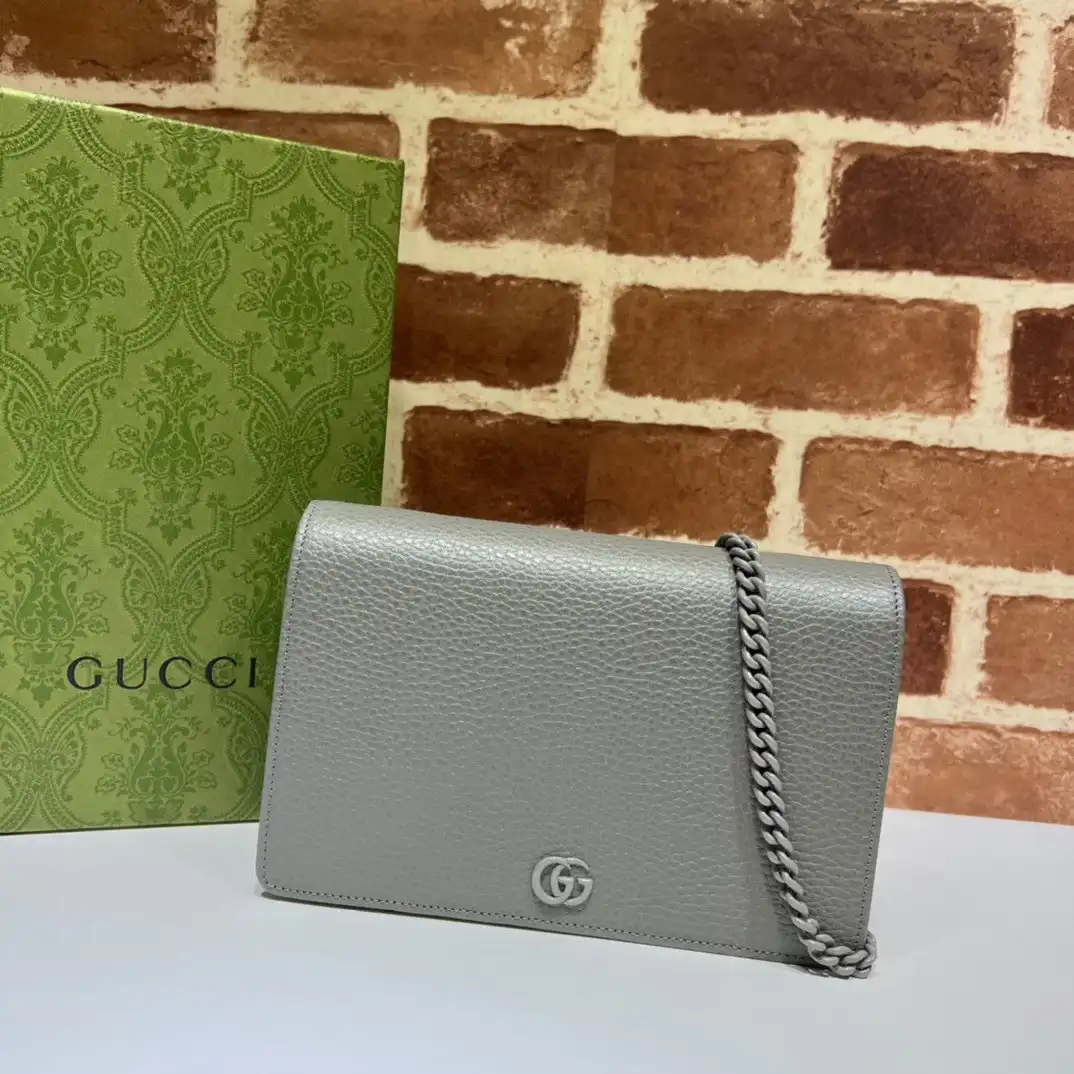 OldCobbler Gucci GG Marmont chain wallet 0203