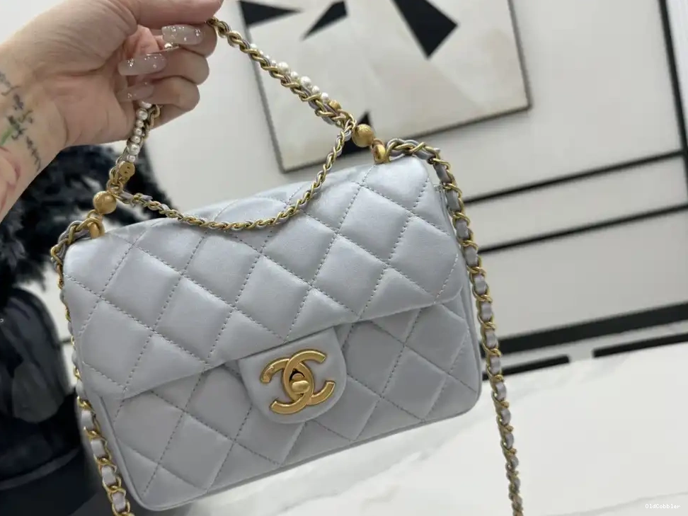 OldCobbler FLAP BAG-14.5x19.5x7.5cm CHANEL 0223