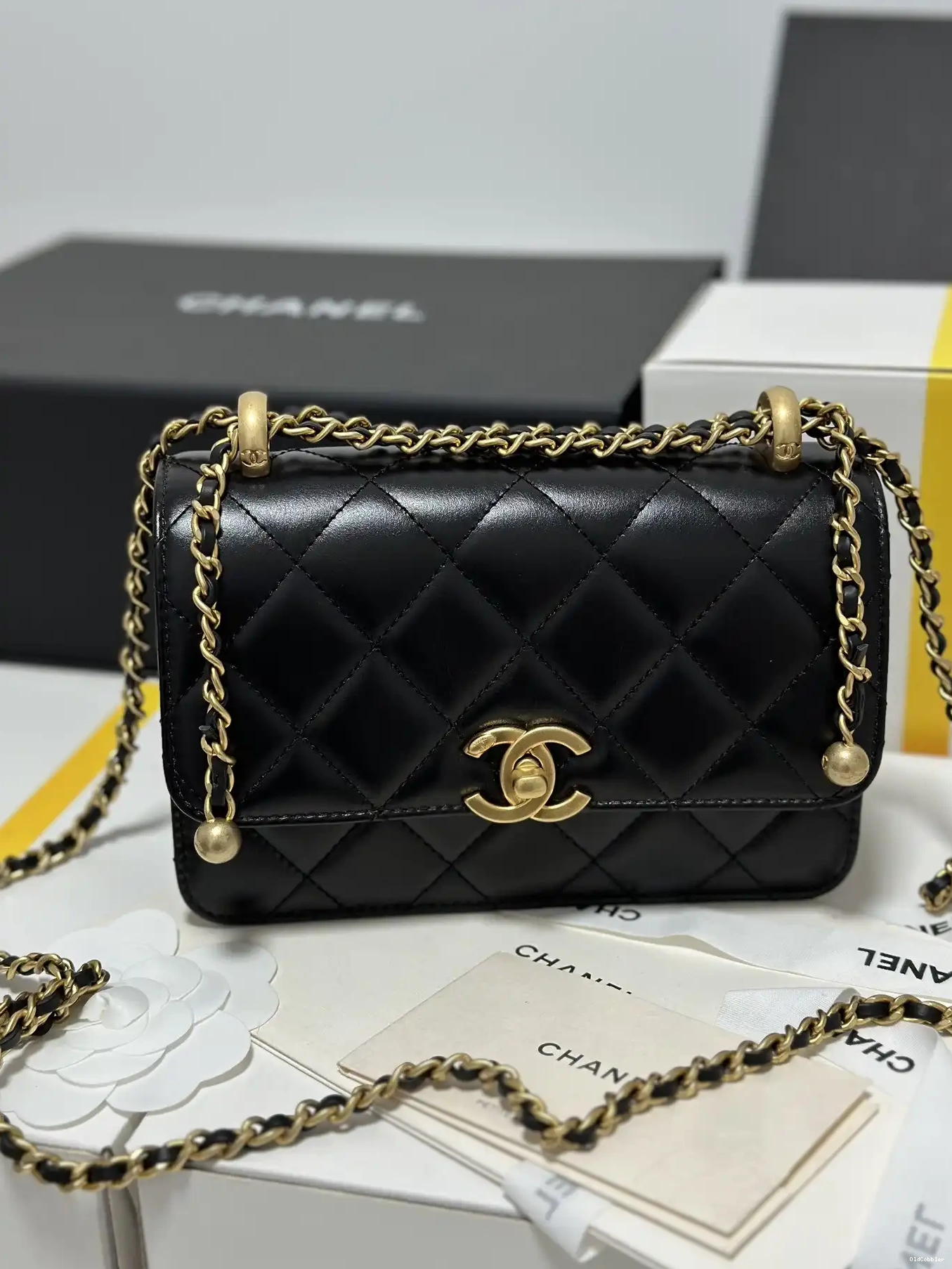 OldCobbler BAG FLAP - CHANEL 12×19×8cm 0207