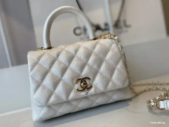 OldCobbler HANDLE TOP MINI FLAP CHANEL WITH BAG 0223