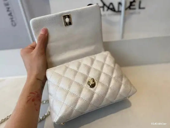 OldCobbler HANDLE TOP MINI FLAP CHANEL WITH BAG 0223