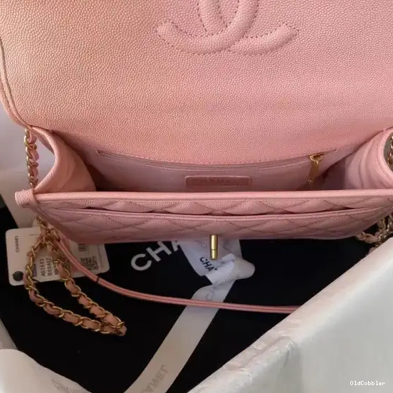 OldCobbler HANDLE BAG SMALL FLAP WITH TOP CHANEL 0215