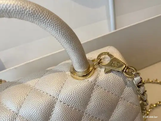 OldCobbler CHANEL HANDLE FLAP MINI TOP BAG WITH 0221