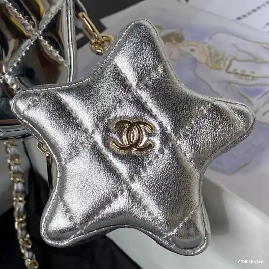 OldCobbler & MINI CHANEL STAR FLAP PURSE COIN BAG 0222