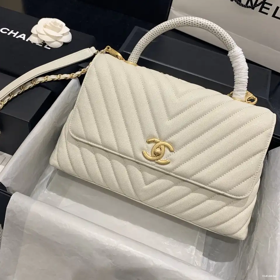 OldCobbler CHANEL HANDLE BAG 28cm 23 COCO 0227