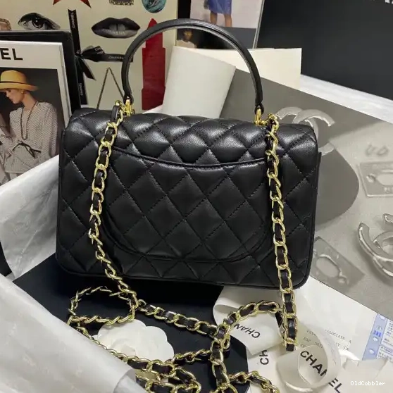 OldCobbler HANDLE FLAP TOP BAG WITH CHANEL MINI 0210