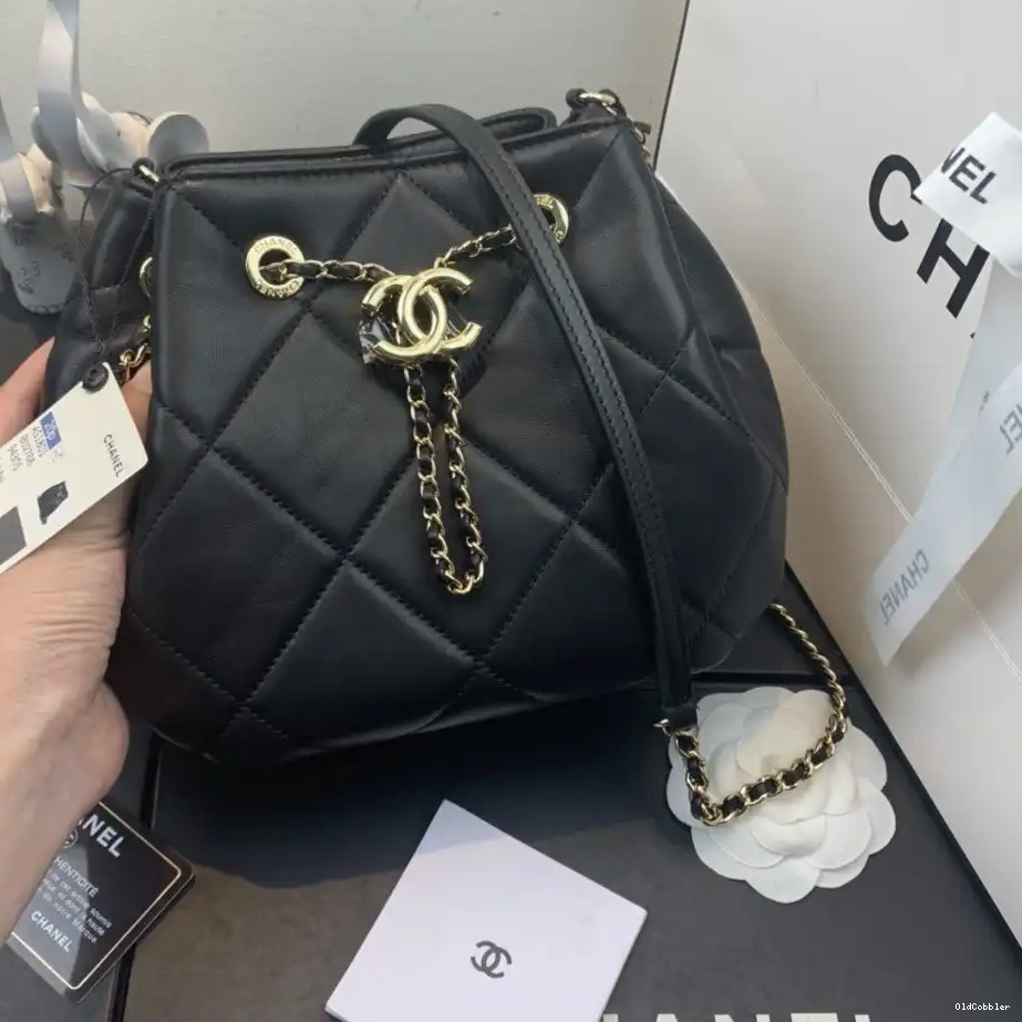 OldCobbler DRAWSTRING CHANEL SMALL BAG 0209