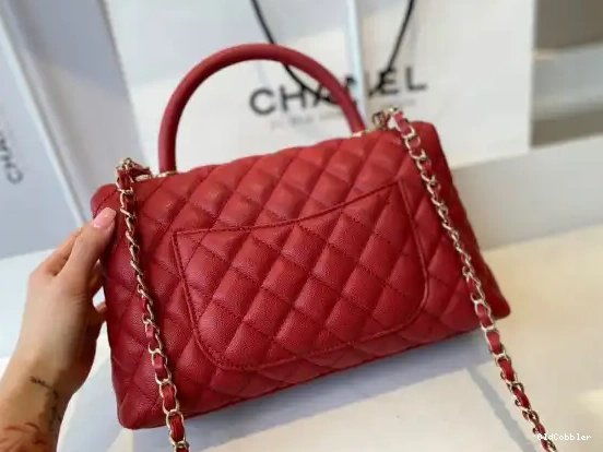 OldCobbler LARGE TOP BAG WITH HANDLE FLAP CHANEL 0226