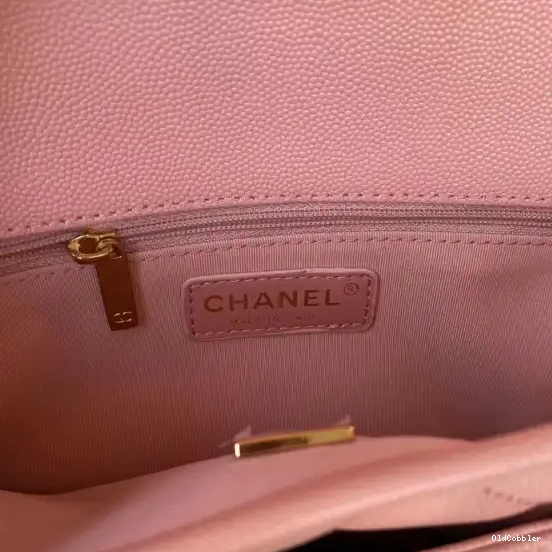 OldCobbler HANDLE BAG SMALL FLAP WITH TOP CHANEL 0215