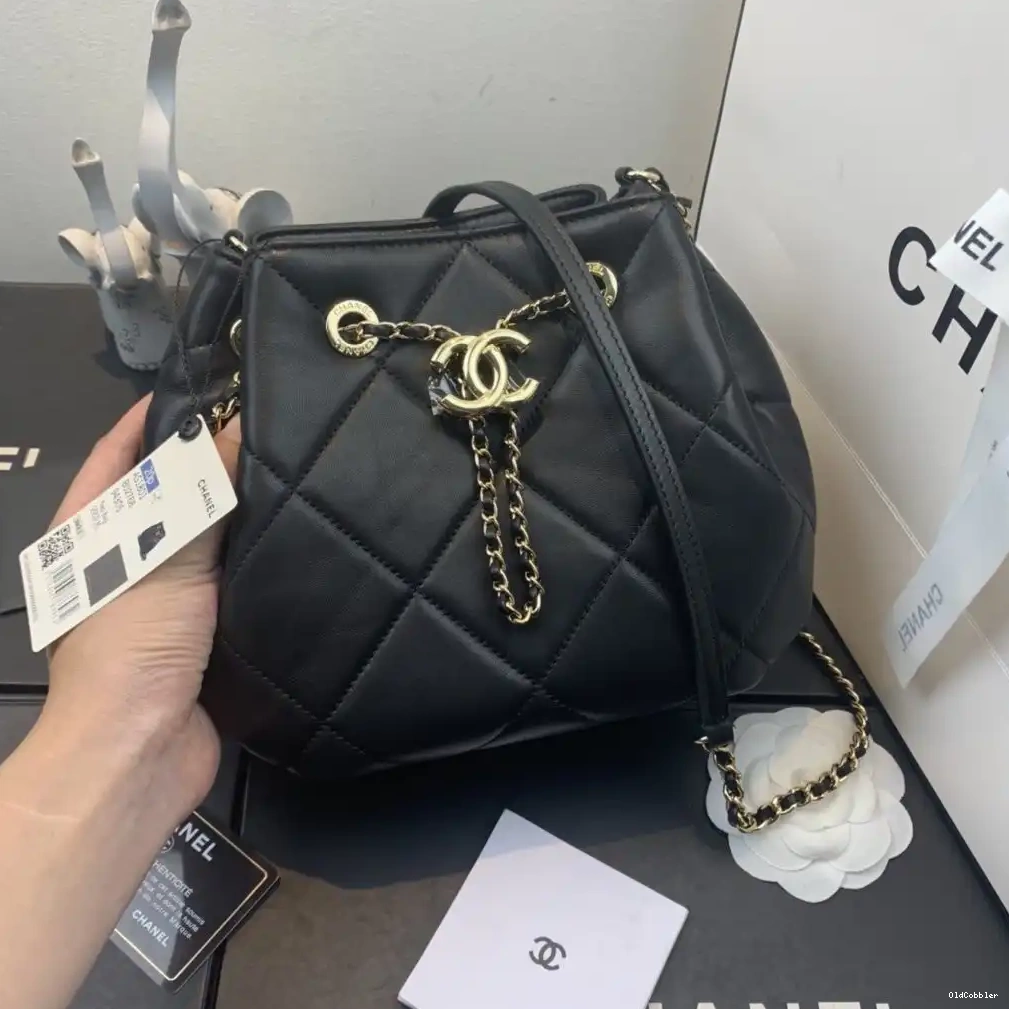 OldCobbler DRAWSTRING CHANEL SMALL BAG 0209