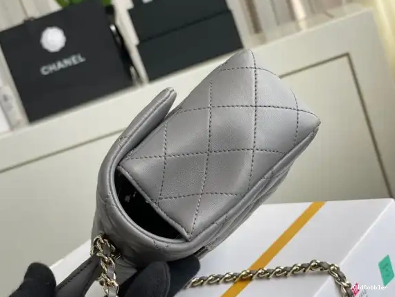 OldCobbler MINI BAG HANDLE WITH FLAP CHANEL TOP 0212