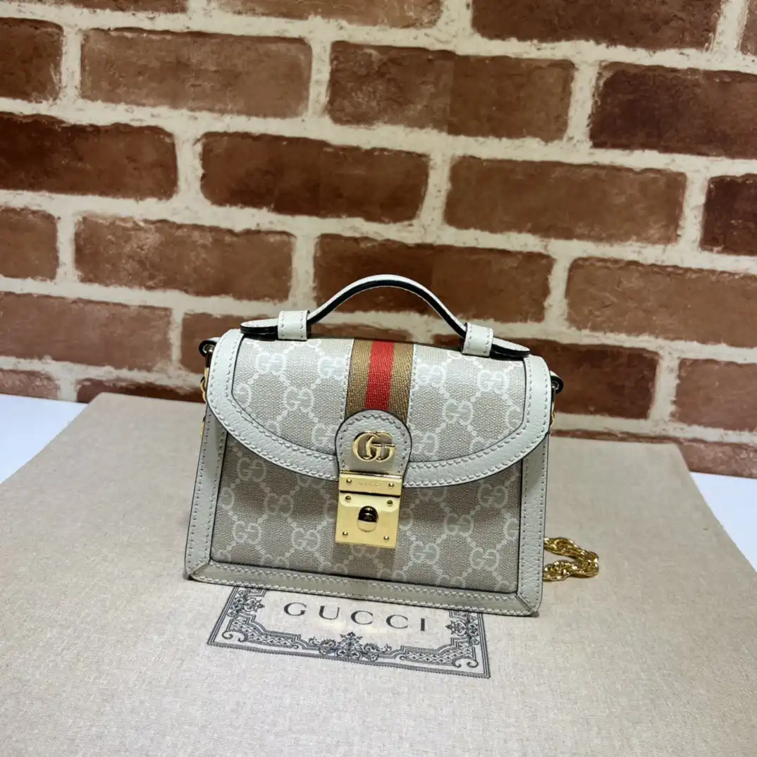 OldCobbler GUCCI GG MATELASSÉ SMALL TOP HANDLE BAG 0203